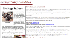 Desktop Screenshot of heritageturkeyfoundation.org